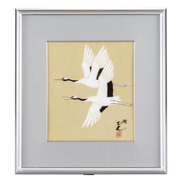 金彩 富士と松と鶴の絵柄 陶磁器 変形皿 5枚セット 明治期 九谷焼 友山製 九谷焼 金襴手 鶴亀松文 菱形皿 明治時代 D509 | iichi 日々の