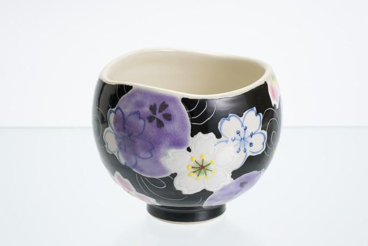 虚空蔵窯　一服腕　桜　二点セット いっぷく碗 彩日和 桜 ピンク/虚空蔵窯