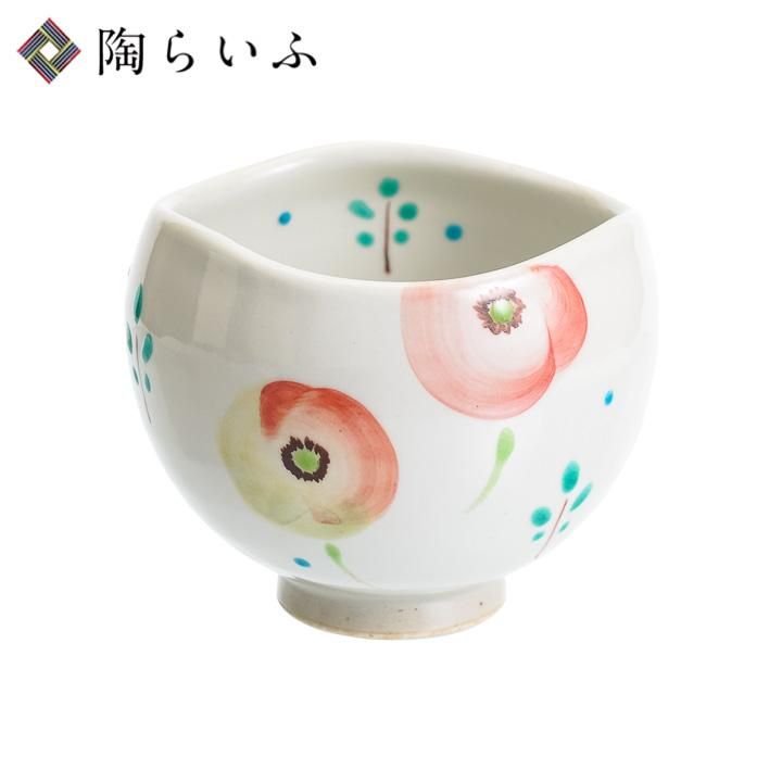 いっぷく碗(小) ポピー/虚空蔵窯
