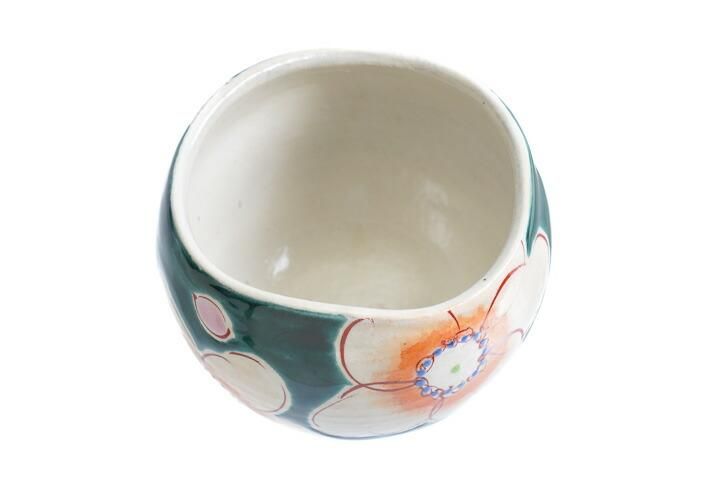 【50％OFF】 いっぷく碗 釉彩花うらら/虚空蔵窯 茶碗・めし碗
