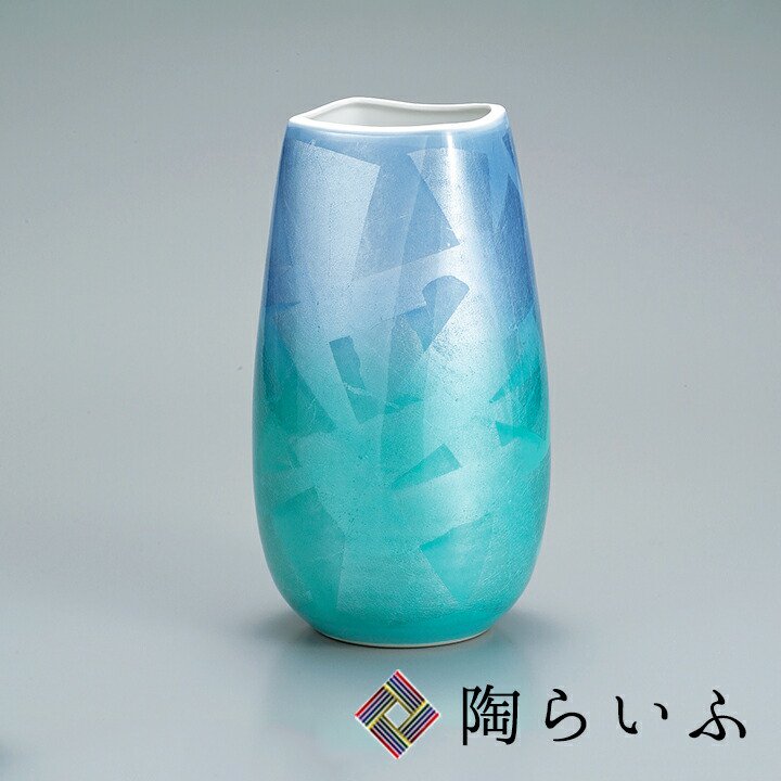 9号花瓶 銀彩/宗秀窯