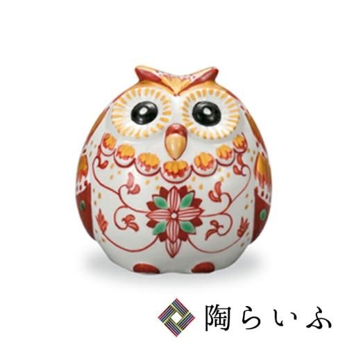 九谷焼　新品　ふくろう　富士山 九谷焼 新品 ふくろう 富士山
