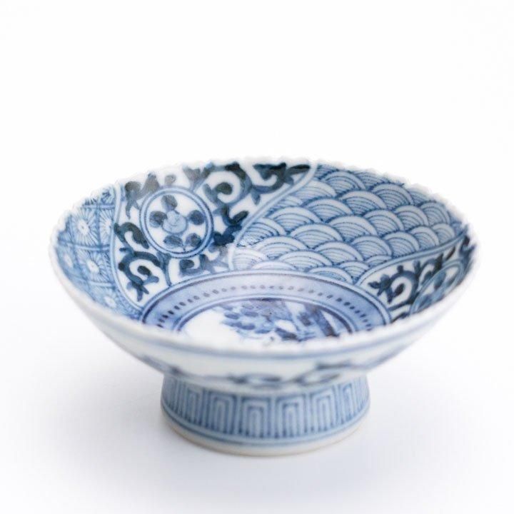 宮内庁御用窯】平盃 祥瑞手花鳥文 / 山本長左 | 九谷焼の販売