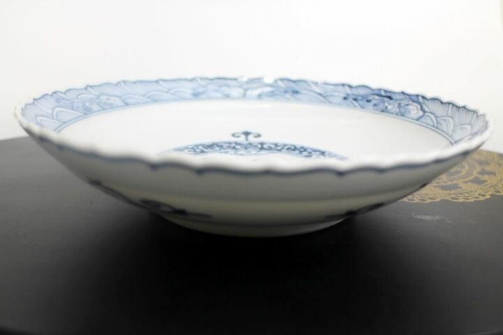 宮内庁御用窯】7号盛皿 宝寿文/山本長左