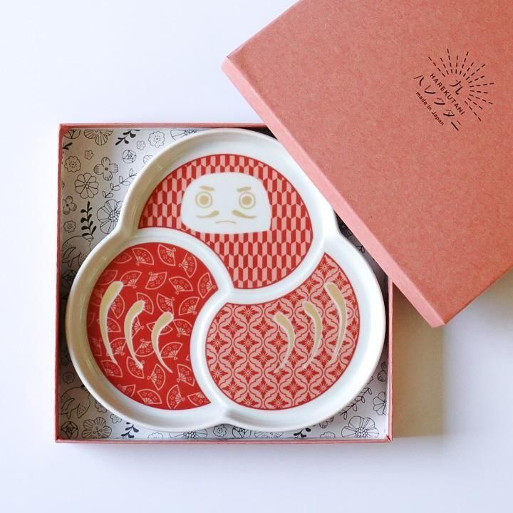 だるま皿【大】選べる2色 ハレクタニ | 和食器九谷焼の販売専門店 陶らいふ