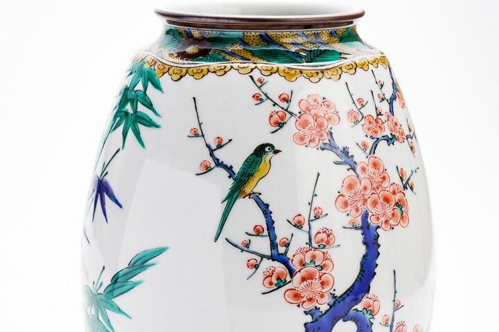 飾壺 松竹梅/三ツ井為吉