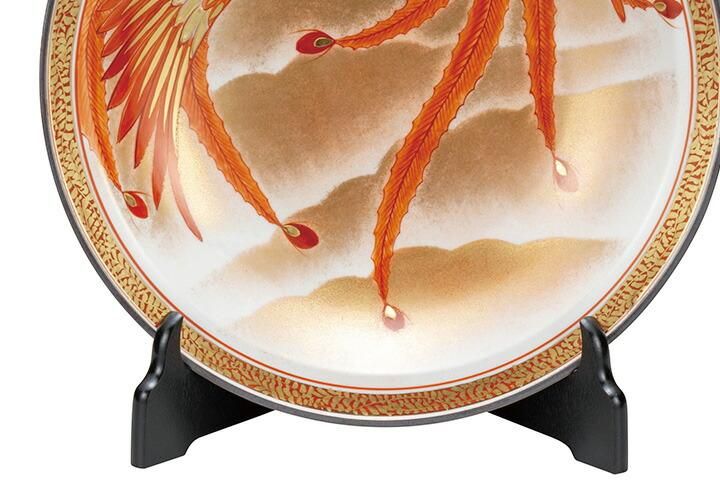 10号飾皿 金襴手鳳凰 / 福田良則
