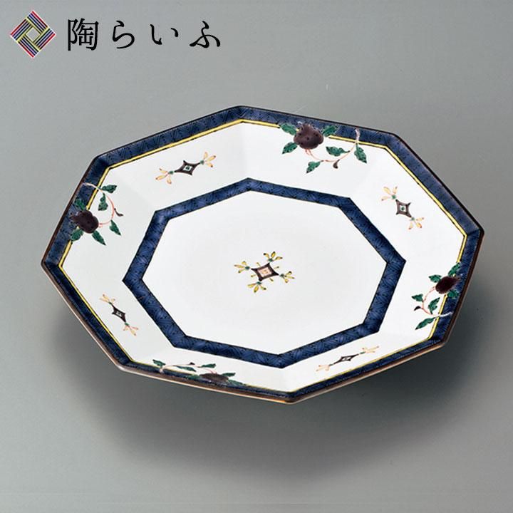 8.7号盛皿 色絵柘榴文/銀泉窯