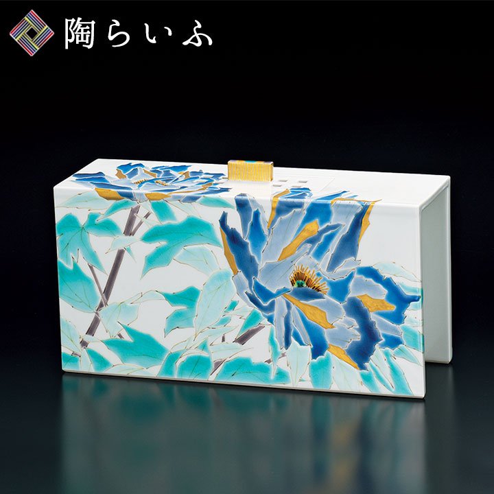 限定品＞香器 色絵牡丹 「静澄」/山岸大成