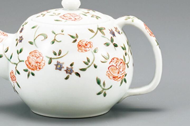 川合孝知さん 急須 ポット うつわ ポット急須 バラ/川合孝知