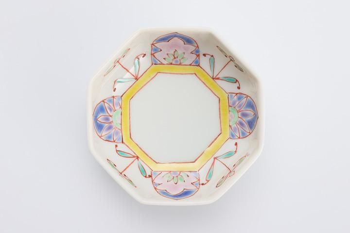 八角小鉢 青の夢/銀舟窯