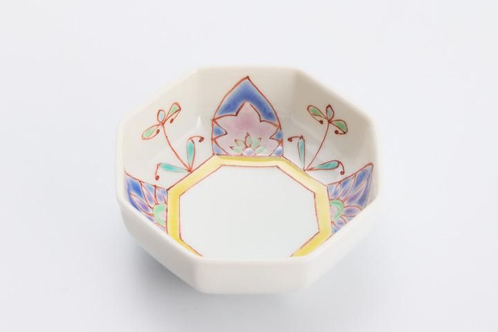 八角小鉢 青の夢/銀舟窯