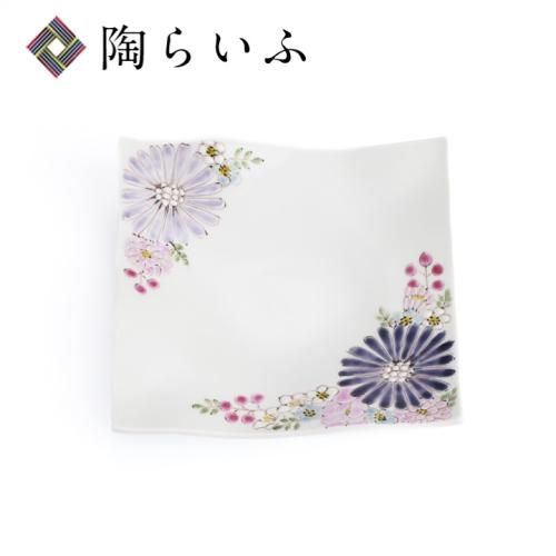 九谷焼 遊環付 太鼓胴花生 明治骨董 共箱 手描き 旧家蔵出し