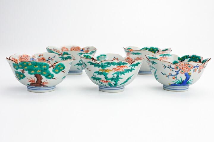 小鉢揃 松竹梅/三ツ井為吉