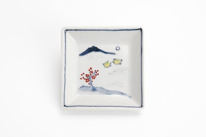 おまとめ専用へ移行④MADE in ENGLAND老舗窯 小鳥mini絵皿 おまとめ
