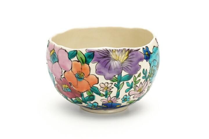 楽 抹茶碗 百田火山 手びねり 抹茶茶碗 ヘラ仕上げ あめ釉 | 柳瀬陶房