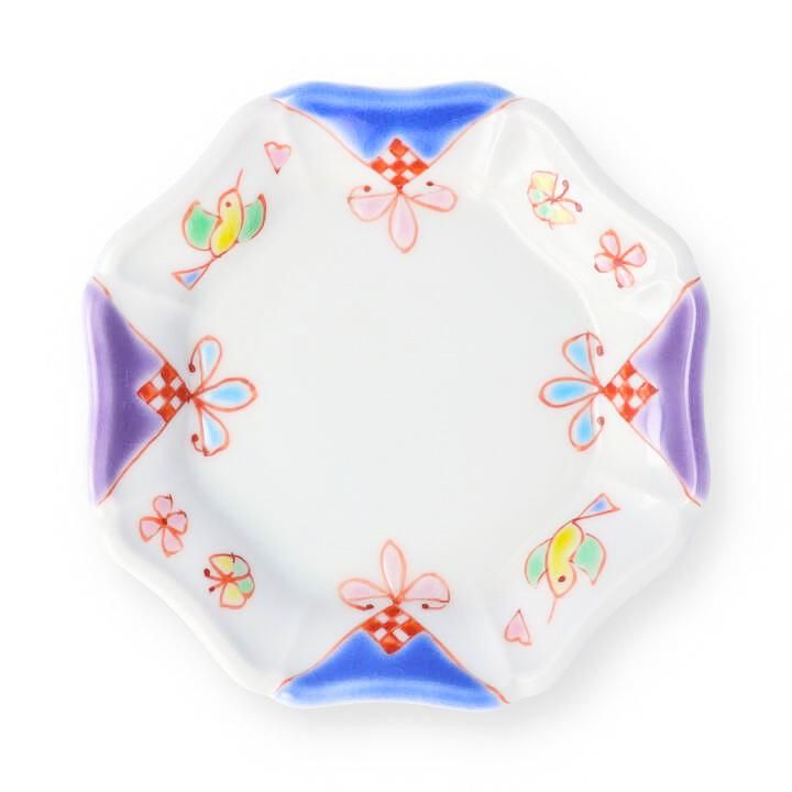 九谷 小皿 5枚 八角皿 獅子 角福銘 江戸 明治 取り皿 窯傷 m63116366087_1.jpg?1717816376