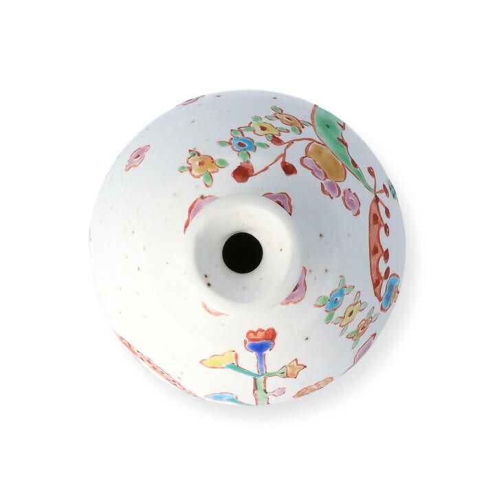 花器二種 九谷焼 仏間用 8号花瓶 2本 虹彩鶴連山 仏壇花瓶 仏間花瓶