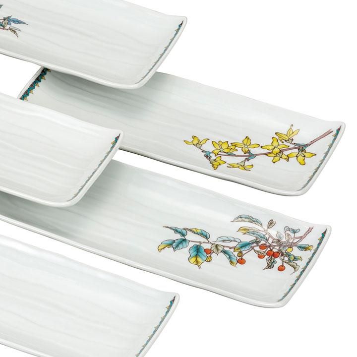 9号皿揃 果実絵変り