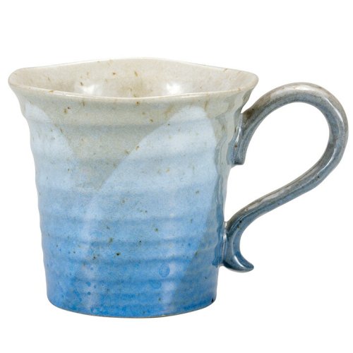 マグカップ 釉彩（青）