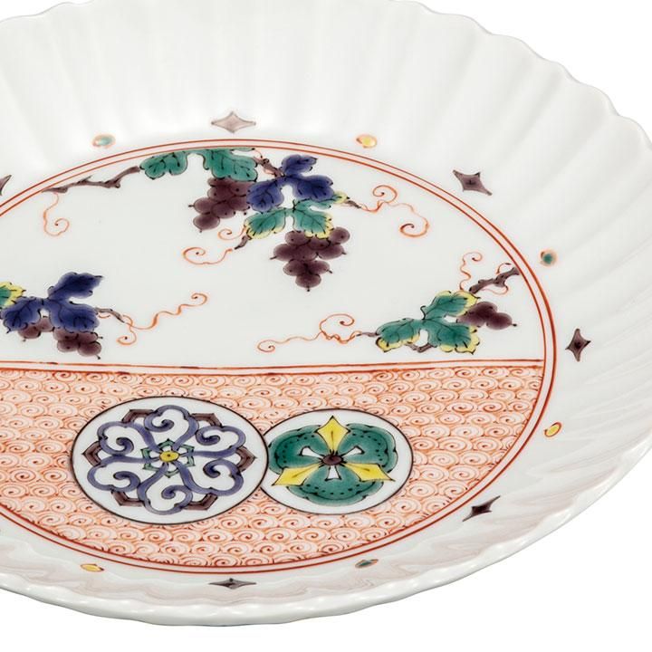 6号盛皿 ぶどう文 / 銀泉窯