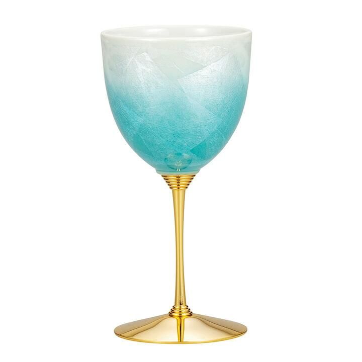 ワインカップ 銀彩空色