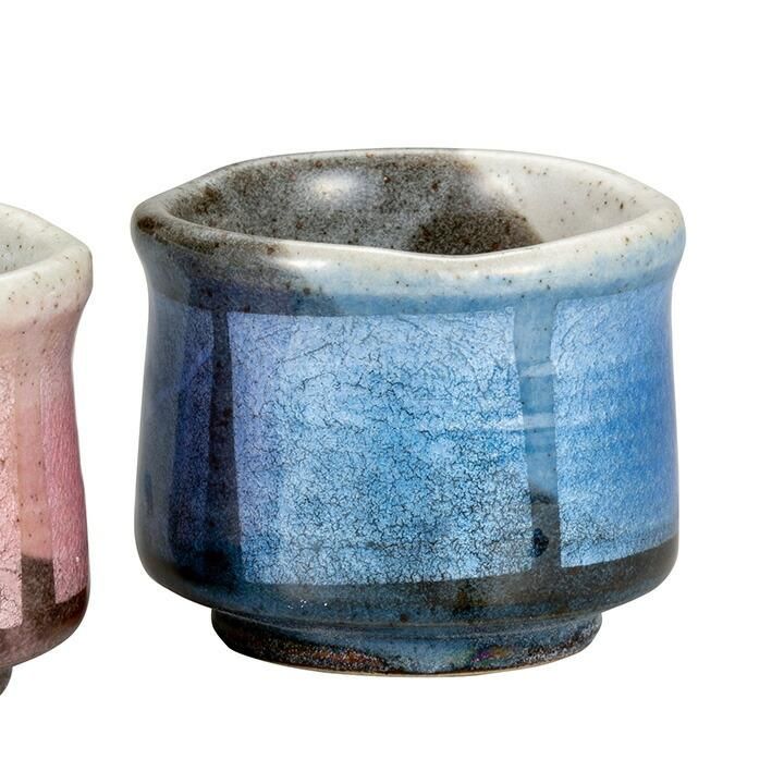 ③ 銀杯 純銀 桜 35g 九谷焼 仙春窯 盃