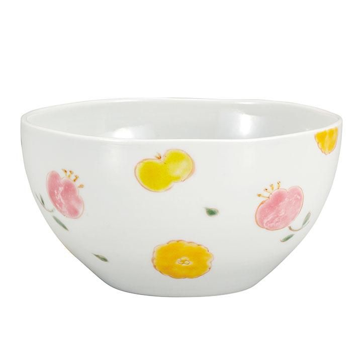 サラダボウル 花蝶図 / 川合孝知