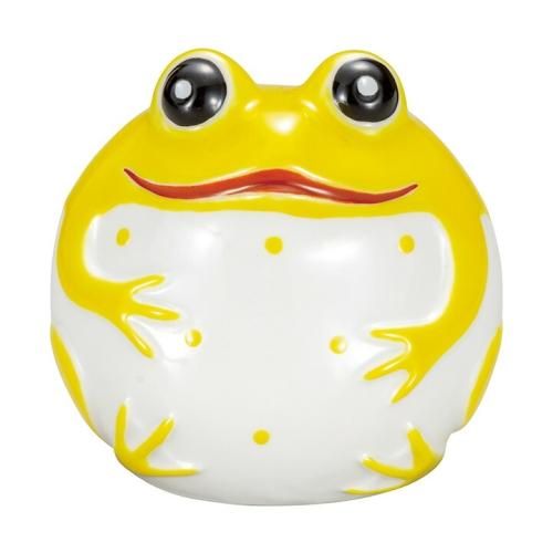 九谷焼 1.8号丸かえる 盛 ２色対セット(緑/黄) 縁起物 カエル置物 九谷焼 大丸セット(緑/黄) khmgy28-2002 | 商品一覧