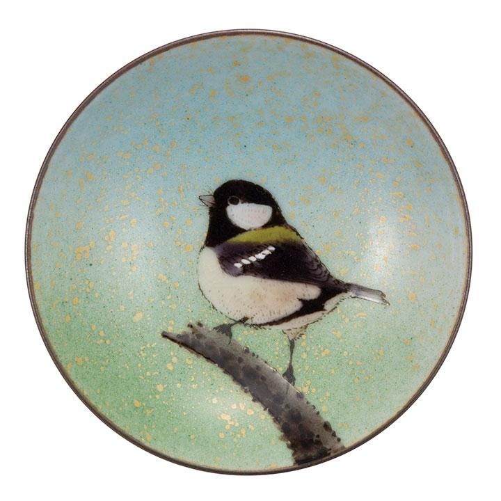 盃 シジュウカラ / 中村陶志人