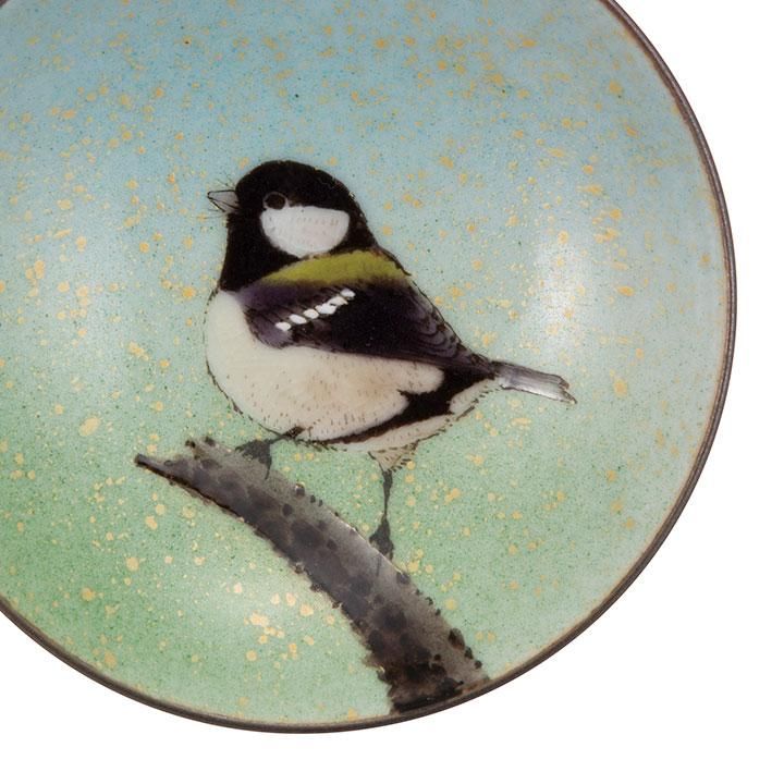 九谷焼　九谷　中村外志人（陶志人）作　色絵　葡萄文　花瓶　共箱　M　R8808B 九谷焼 九谷 中村外志人（陶志人）作 色絵 葡萄文 花瓶 共箱 M