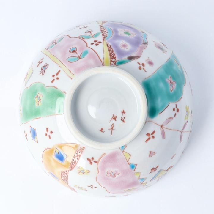 小丼 お花畑 / 銀舟窯