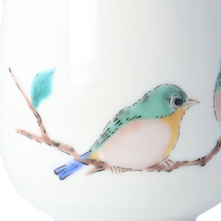 めじろ 飯碗 / 青郊窯 | 九谷焼の世界 | 日用使いにも贈り物にも