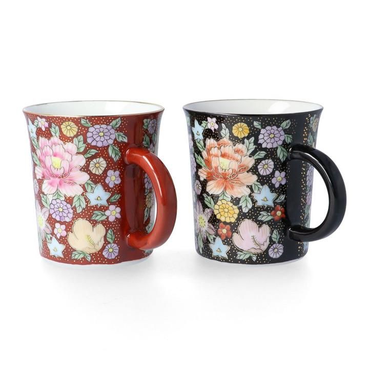 【新品未使用】九谷焼 カップ プレート ペア 花唐草 石川県 伝統工芸 新品未使用】九谷焼 カップ プレート ペア 花唐草 石川県 伝統工芸