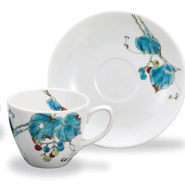 ペアカップ&ソーサー 二趣 / 平野由佳 | - 九谷焼通販 陶らいふ