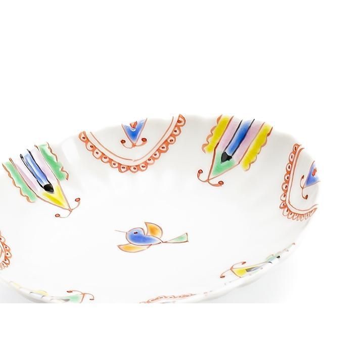 お値下げしました、古九谷　白磁　陽刻　菊　豆皿 楽天市場】菊皿 190mm / 貫入白磁【KATA KUTANI / 型九谷