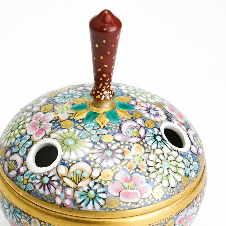 香器 色絵金襴花詰 / 高 聡文 ｜九谷焼の販売専門店 陶らいふ