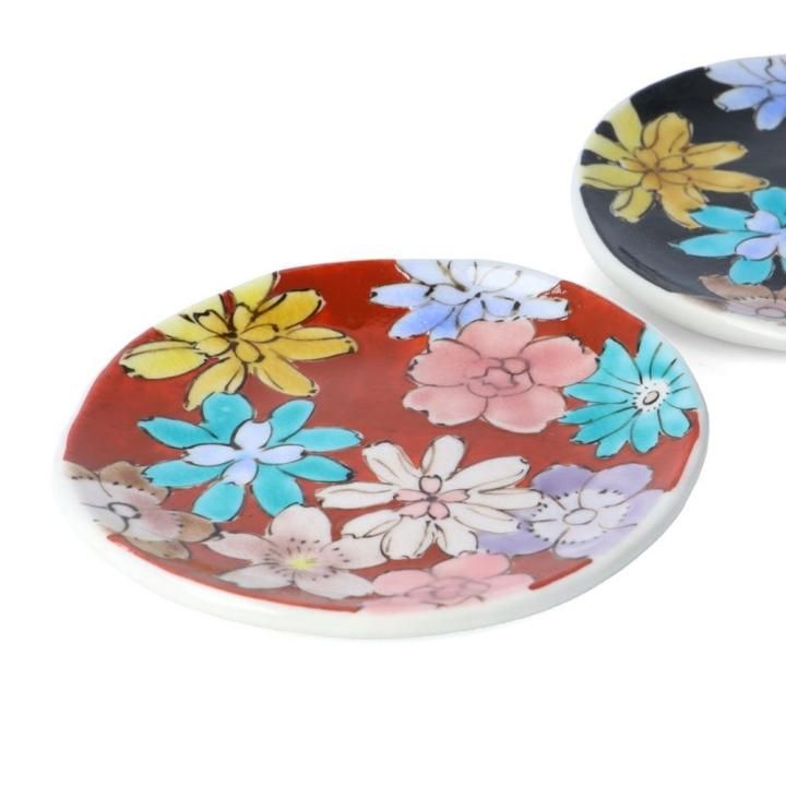 ペア豆皿 花詰 佐藤剛志 | 九谷焼の販売専門店 陶らいふ