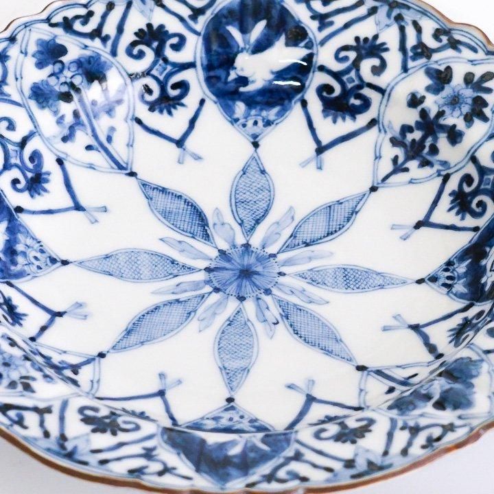 平向付 青華吉祥更紗兎文 / 山本長左 | 九谷焼専門店 陶らいふ 平向付 青華吉祥更紗兎文 / 山本長左 | 九谷焼専門店 陶らいふ
