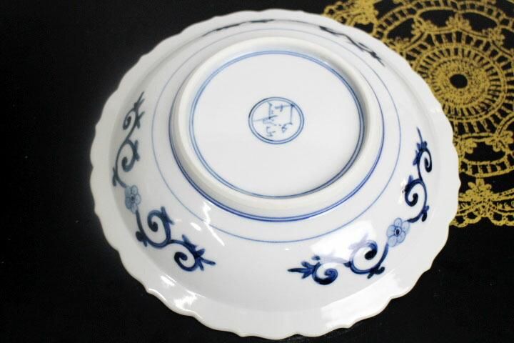 山本長左 桃果唐草文 皿 銘々皿 5枚 セット 九谷焼 クタニヤキ 加賀九谷焼〈山本長左〉4.5号皿(直径約14センチ銘々皿) 宝珠唐草