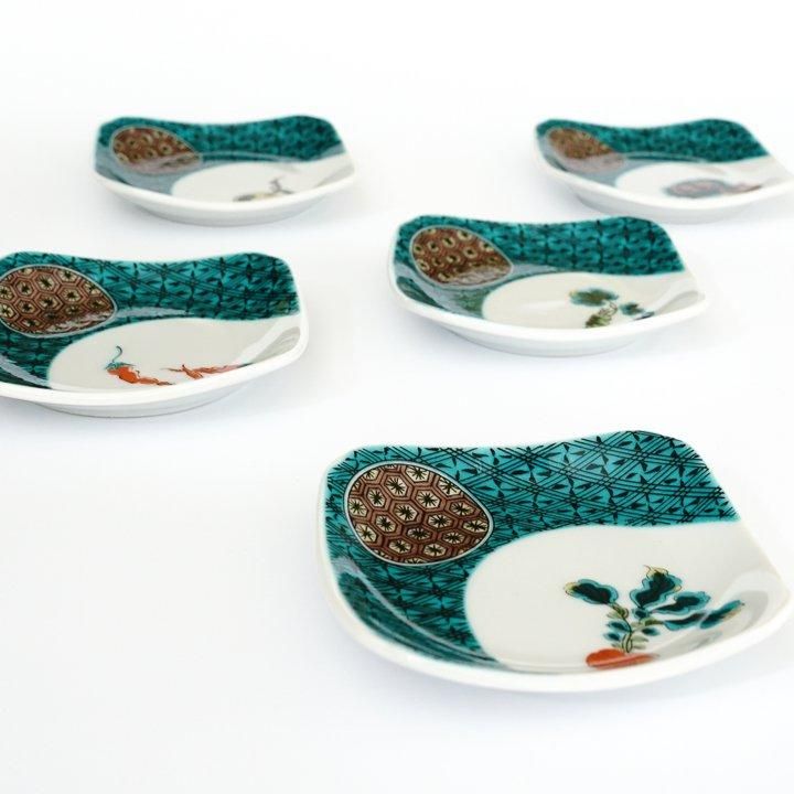 3.5号皿揃 / 美山窯 | 九谷焼専門店の陶らいふ