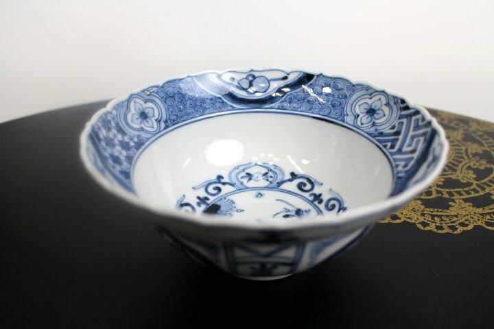 未使用保管品✨九谷焼 山本長左 宝祥芙蓉文 鉢 単品✨中鉢 宮内庁御用達 長左 宮内庁御用窯】中鉢 宝祥芙蓉手 /山本長左