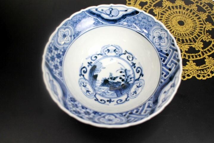 京焼染付芙蓉手小鉢9客　新品未使用　　和鳳作　最後の9客 楽天市場】染付芙蓉手兜鉢・土山敬司《小鉢・14.9cm》 : 和食器