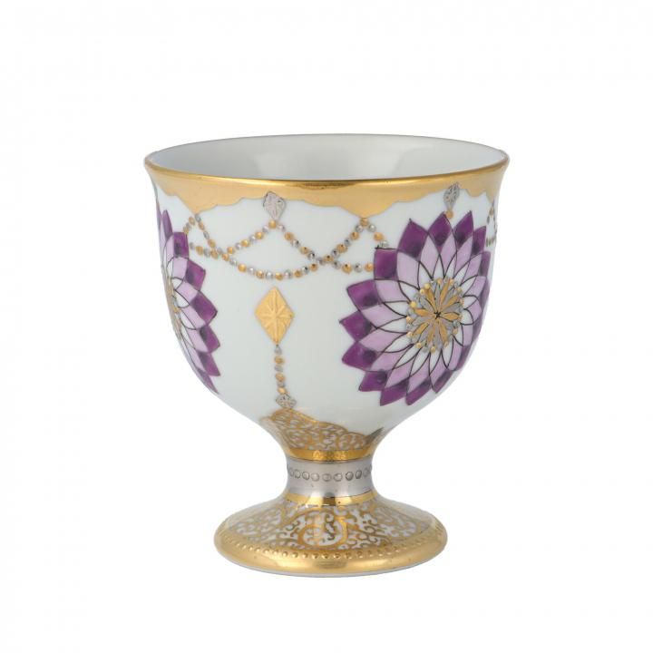 馬上杯 金白金細描彩 | 石冨俊二郎 - 九谷焼専門店の陶らいふ