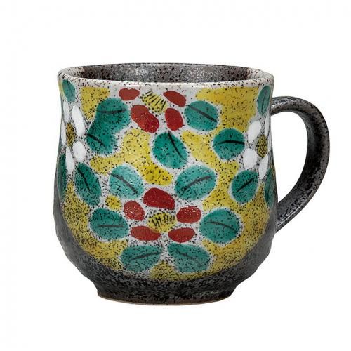 九谷焼　四角皿５枚セット「５色ハート文」田中柚伎作【新品・未使用】 九谷焼 四角皿5枚セット「5色ハート文」田中柚伎作【新品・未