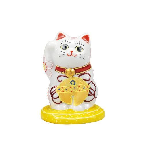 とらさん様専用 九谷焼 色絵金彩 招き猫 置物 縁起物 在銘 F R4990B