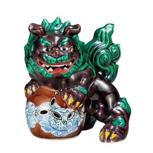九谷焼 獅子 置物・縁起物 - 九谷焼通販 陶らいふ-和食器九谷焼