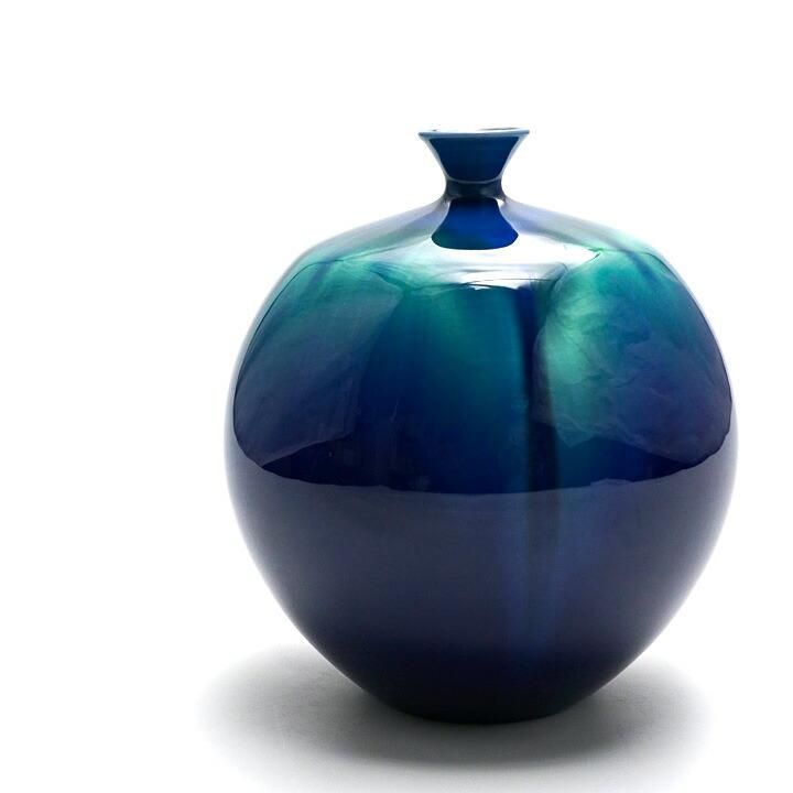 唐三彩　花瓶　タサチ　最大幅約13㎝　東里7-0131① TANG SANCAI EXHIBITION 唐三彩 by MAYUYAMA & CO., LTD