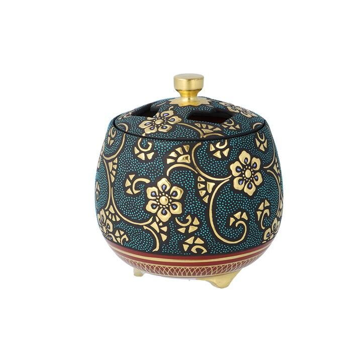 古九谷錦手香炉 Yahoo!オークション - 時代 古九谷 錦手 四方香炉 高 10.5cm