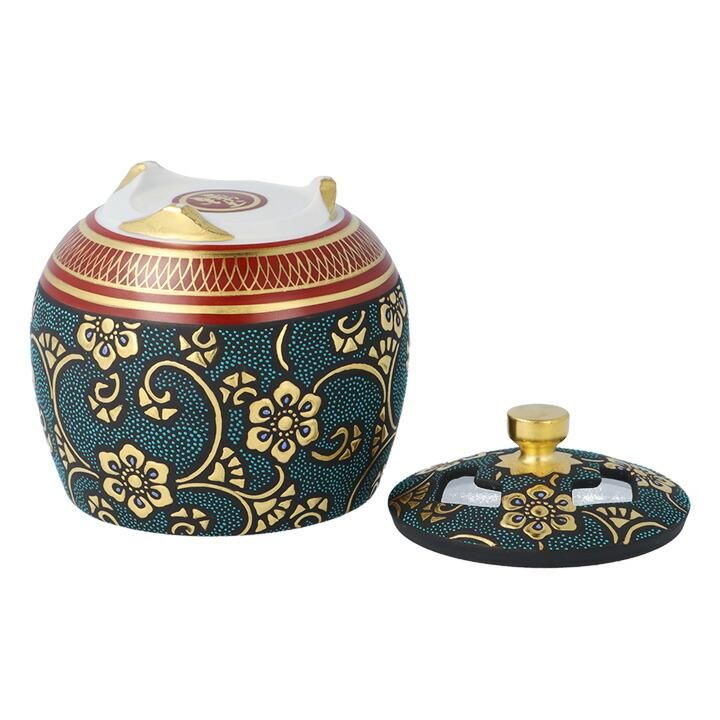 色絵唐草文香炉 色絵唐草文香炉